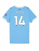 Manchester City Nico Gonzalez #14 Domácí Dres pro Dámské 2025-26 Krátký Rukáv